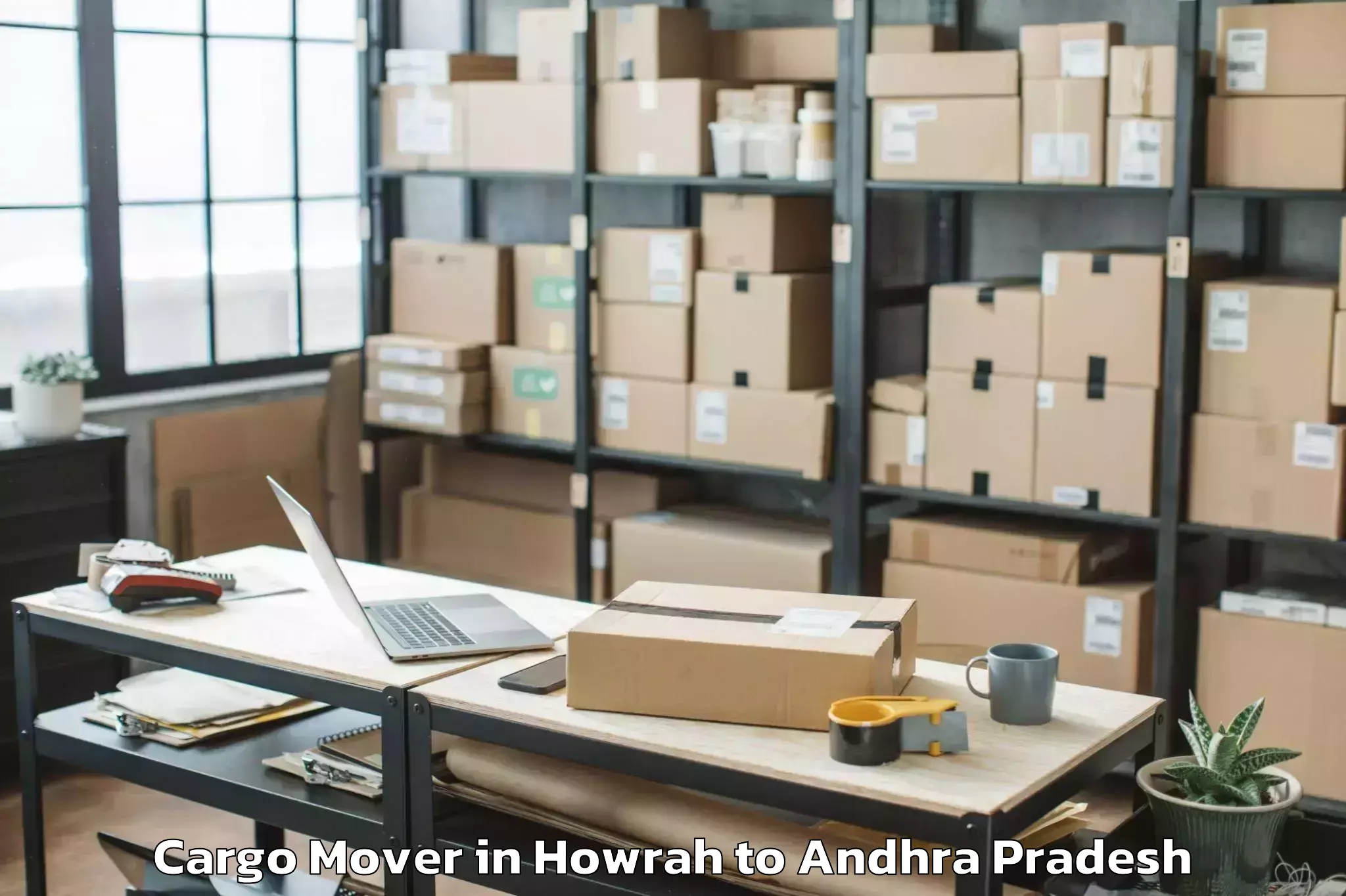 Affordable Howrah to Tada Tirupati Cargo Mover